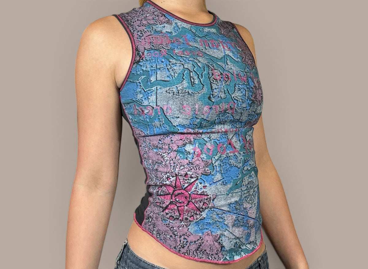 Morgan multi colour track black back