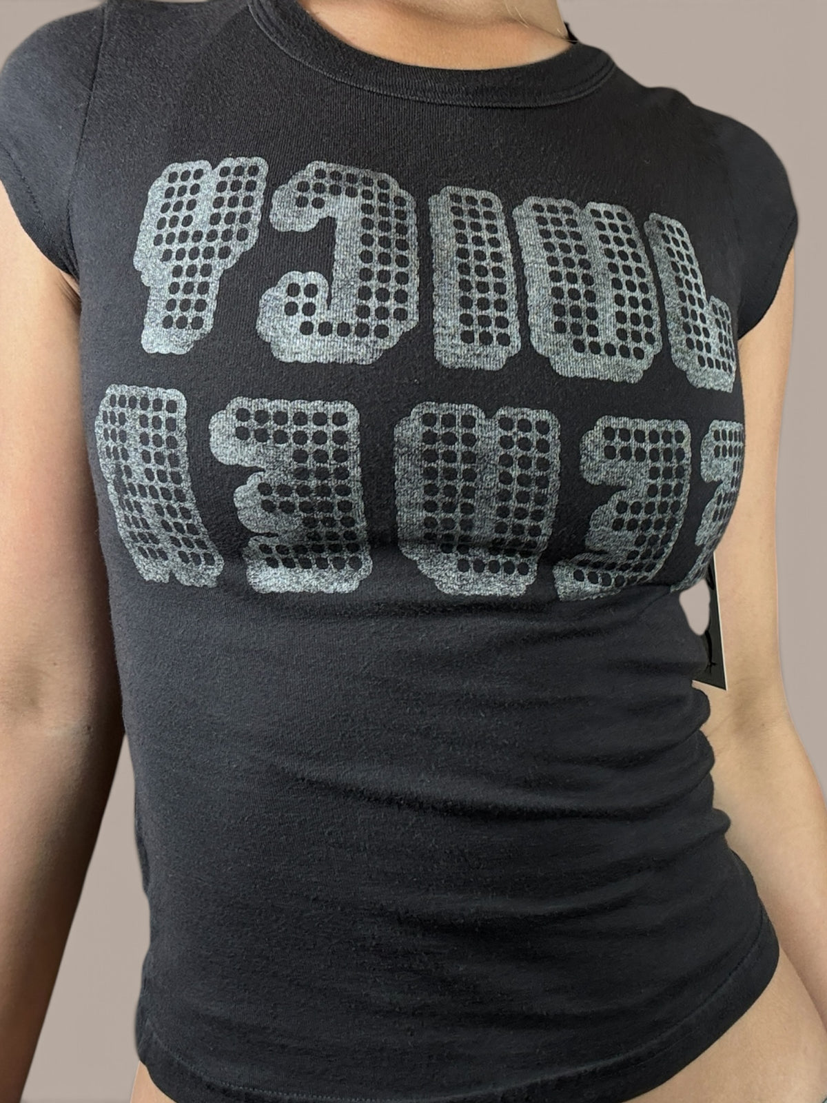 juicy black graphic shirt fitted