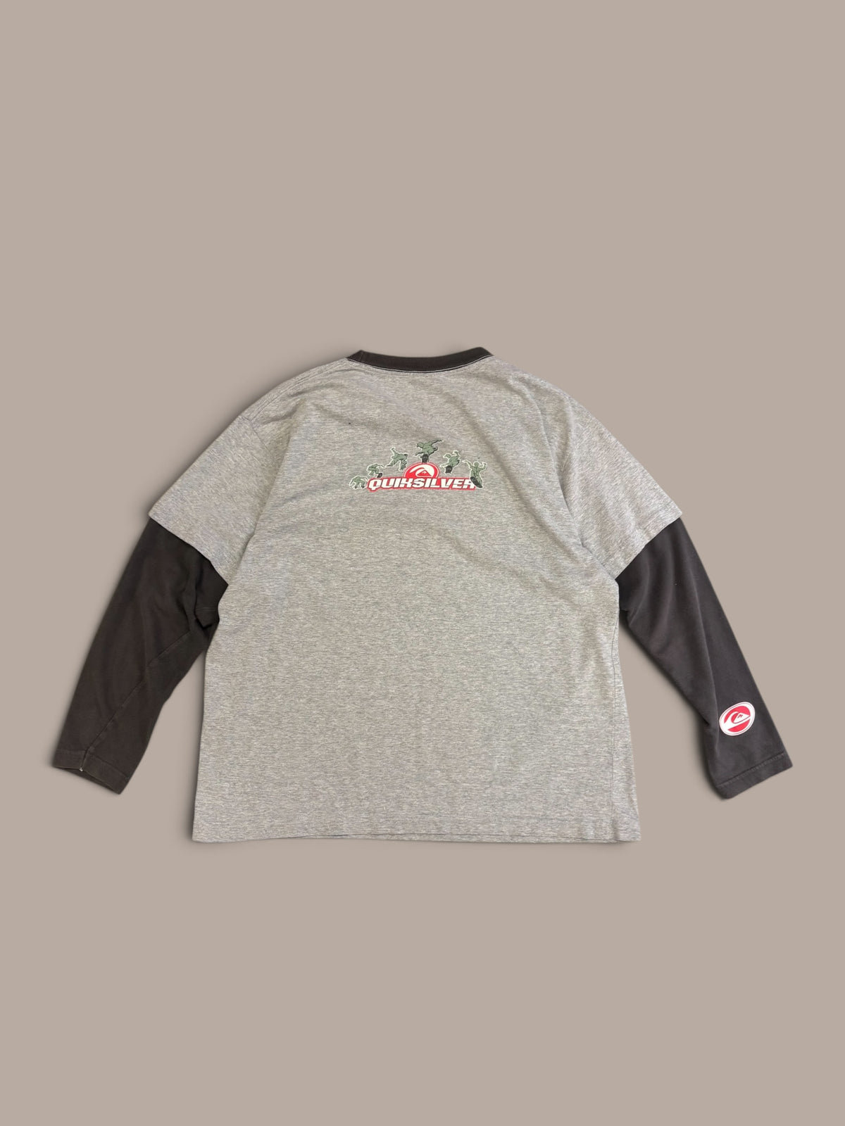 quicksilver grey long sleeve