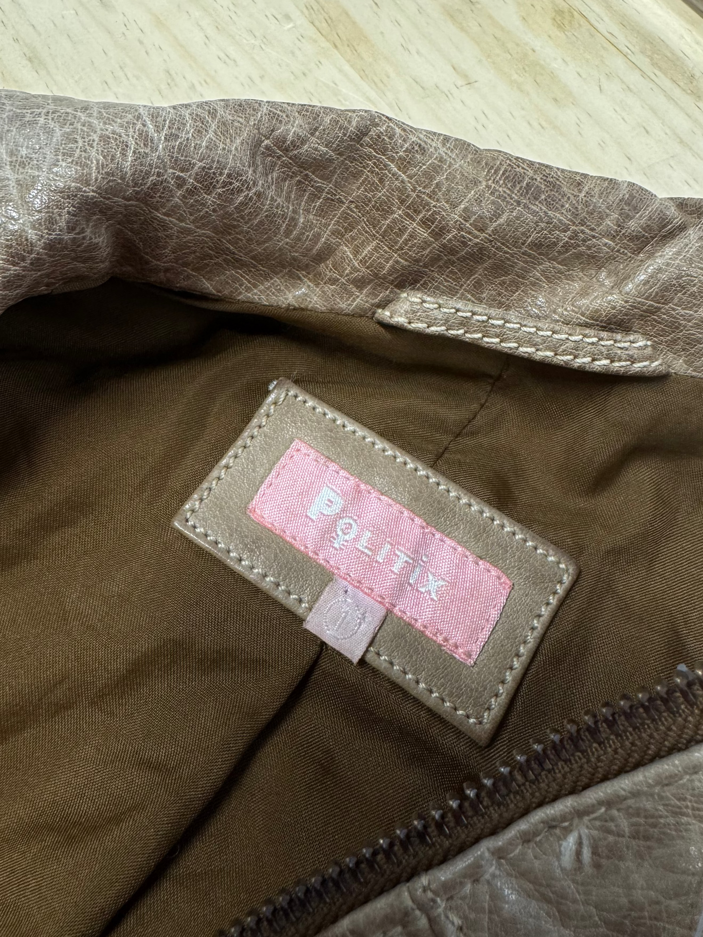 Polix Vintage 100% Leather Jacket