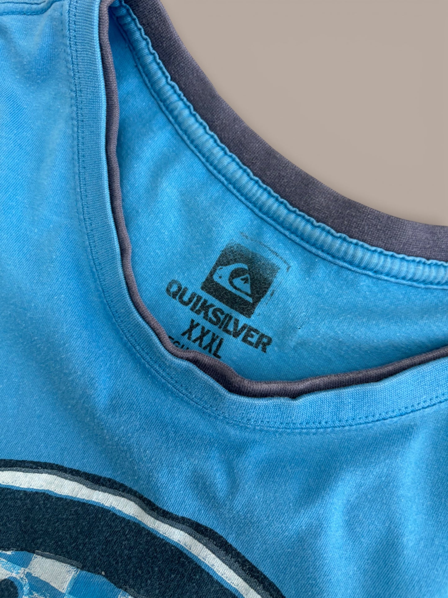 Quicksilver blue vintage graphic shirt