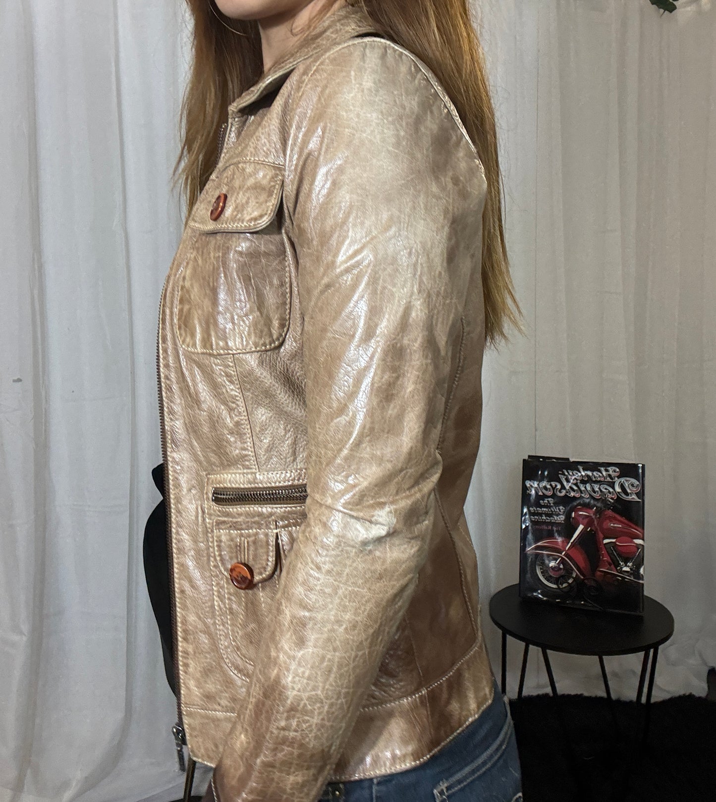 Polix Vintage 100% Leather Jacket