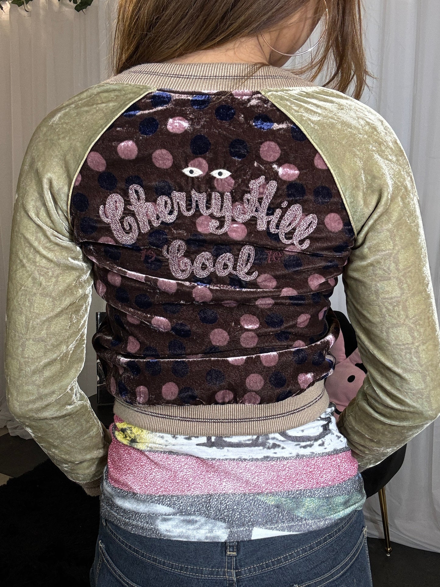 Scotch & Soda RARE 90s velour zip up jacket