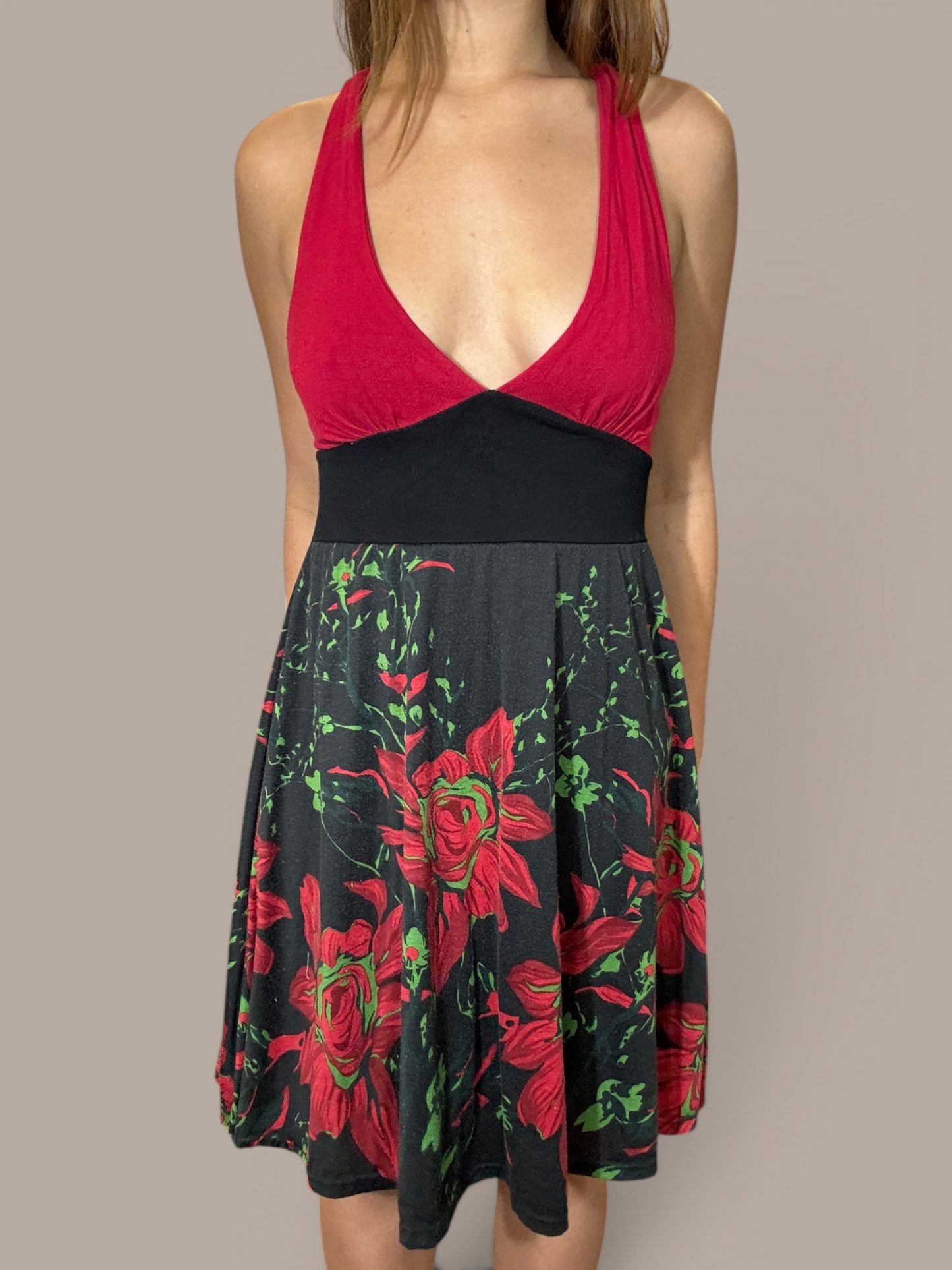 lemonsmash vintage dress black and red