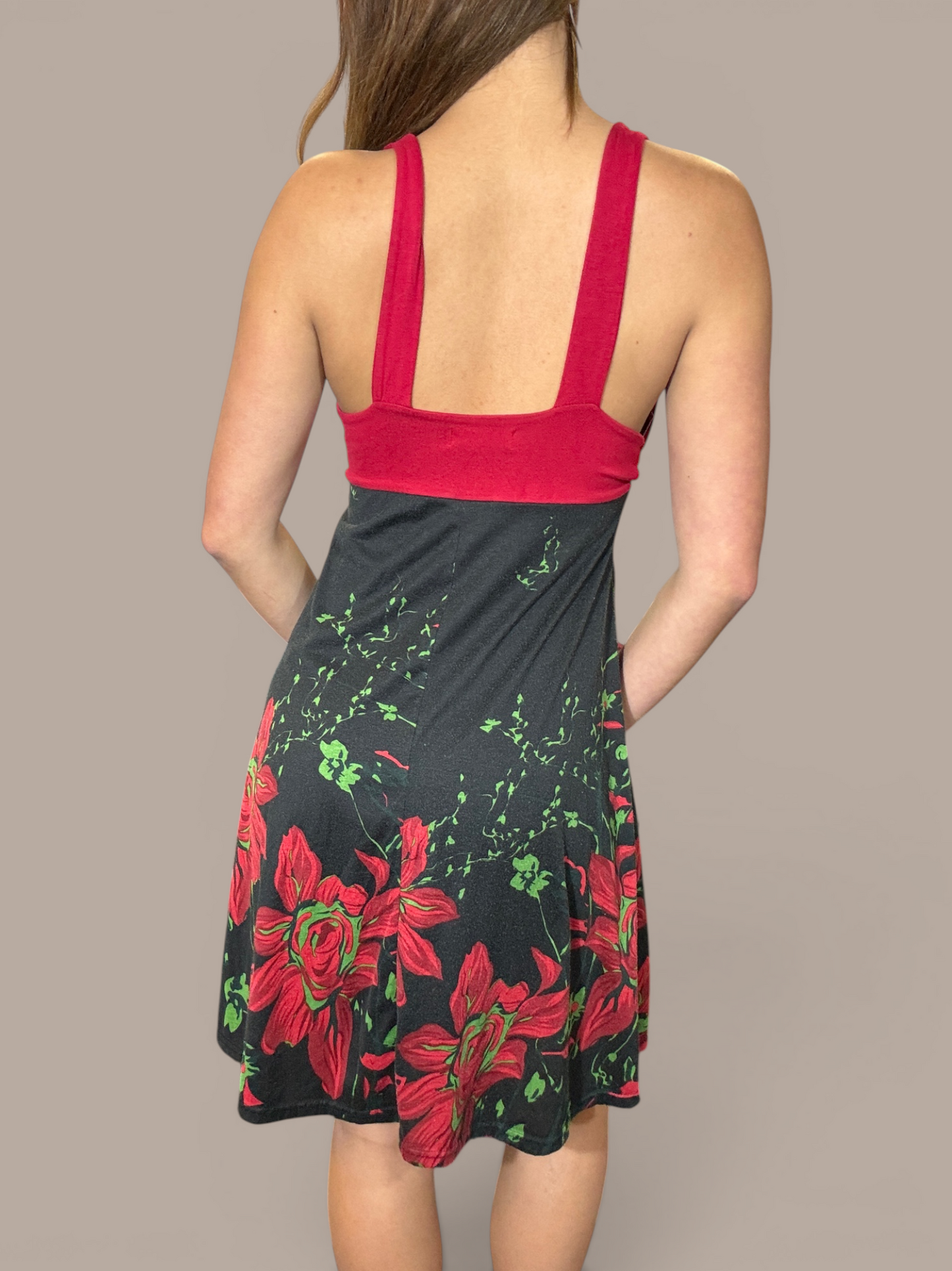 lemonsmash vintage dress black and red