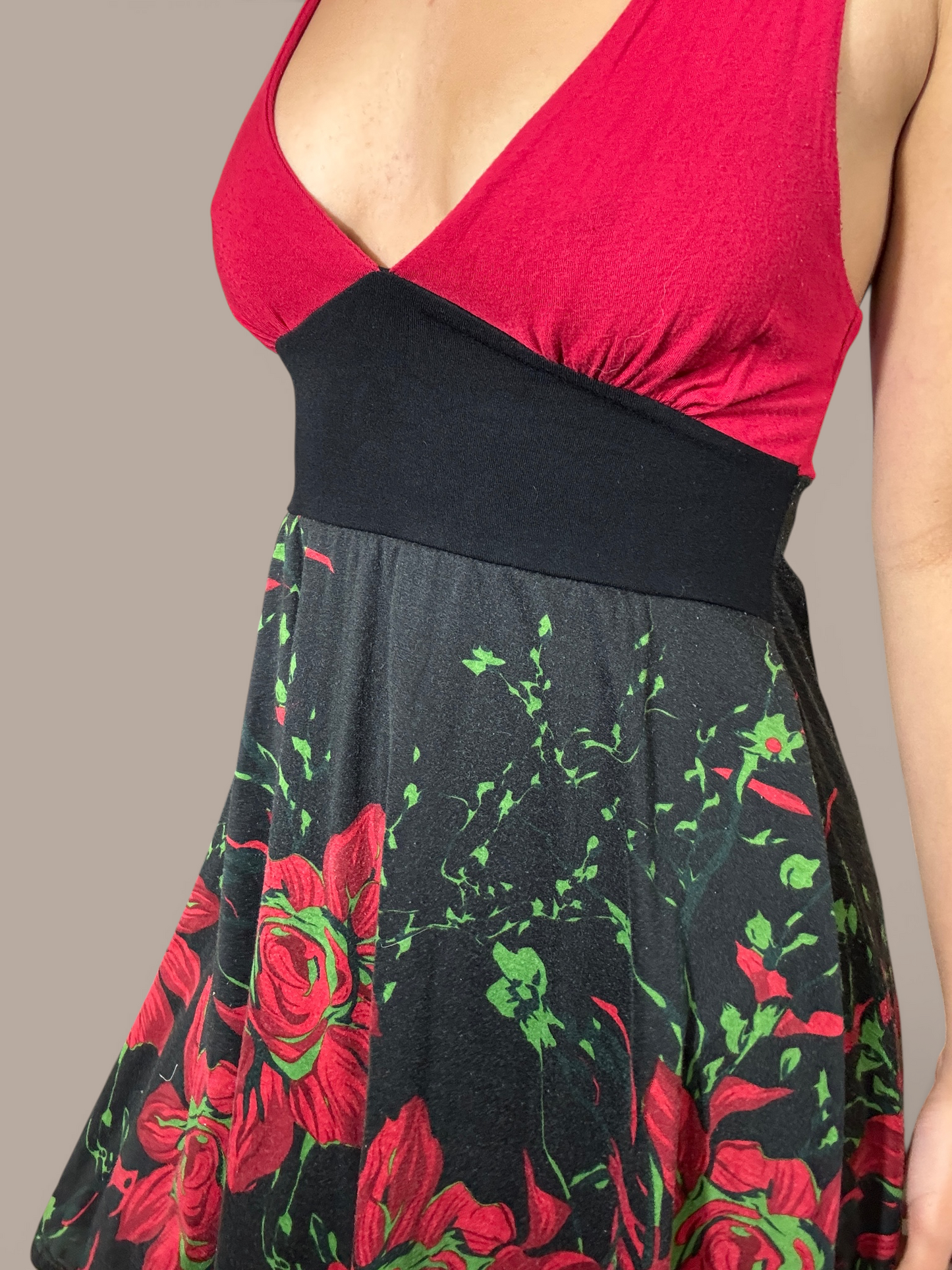 lemonsmash vintage dress black and red