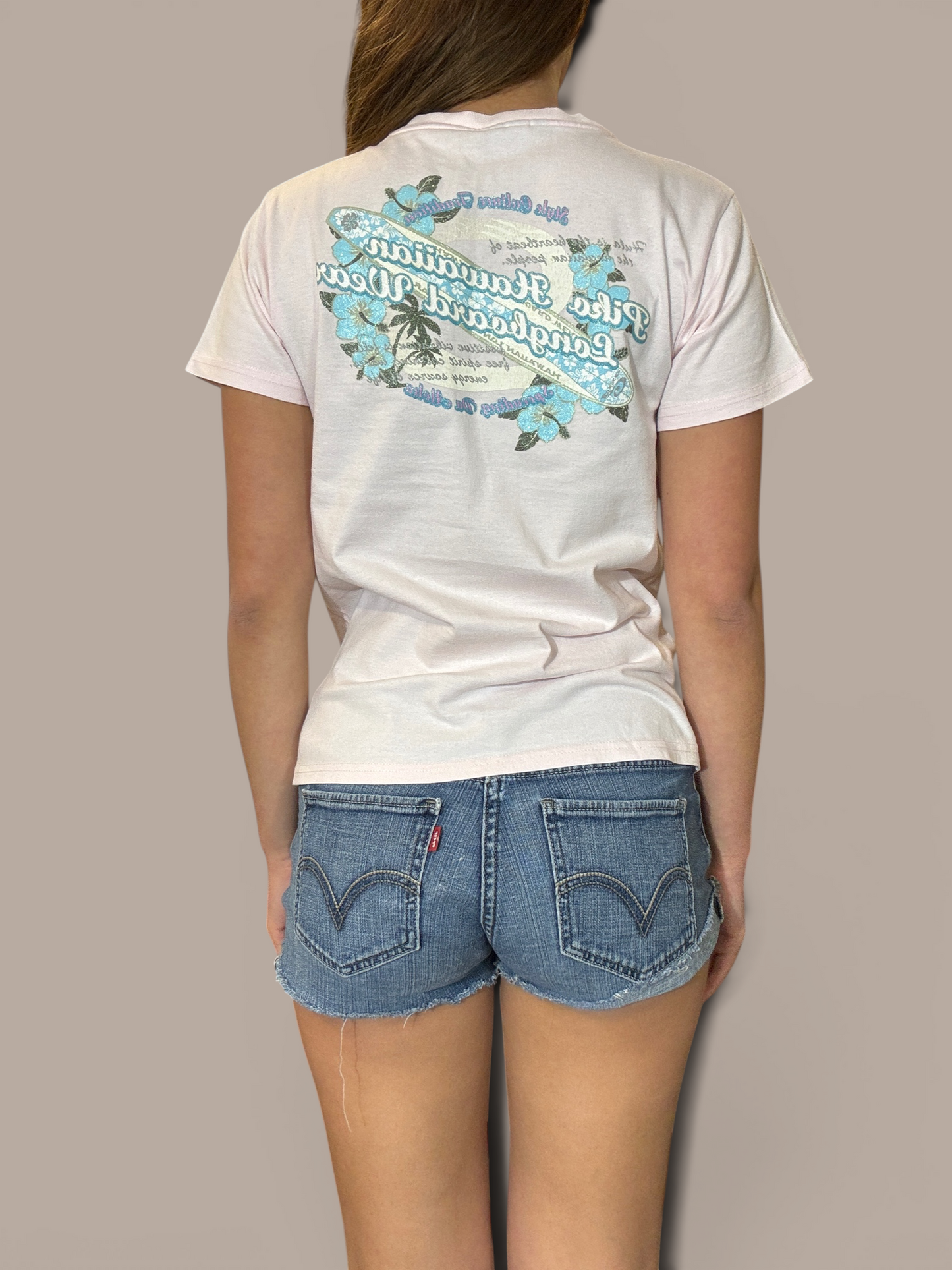 piko vintage very light pink  graphic shirt