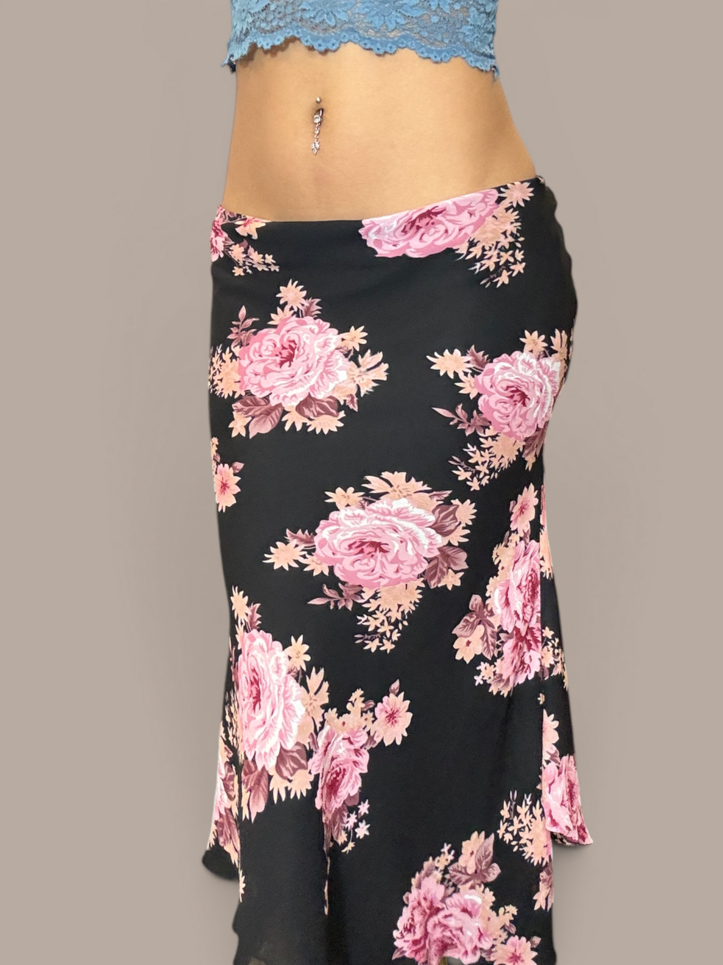 modern classic vintage skirt floral design