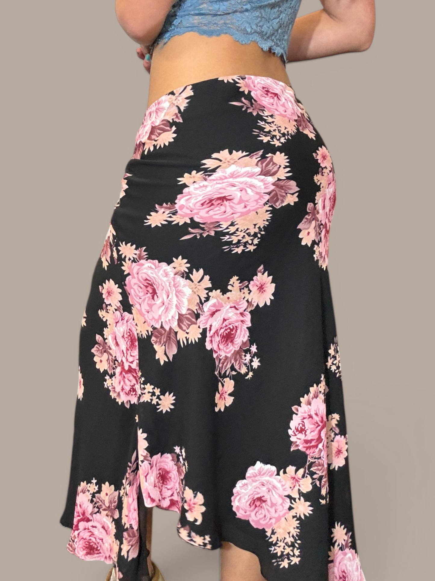 modern classic vintage skirt floral design