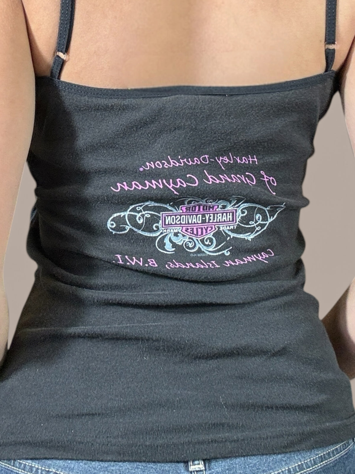 Harley Davidson black graphic tank