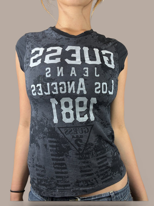 guess vintage black shirt