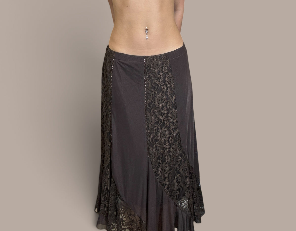 vintage black skirt