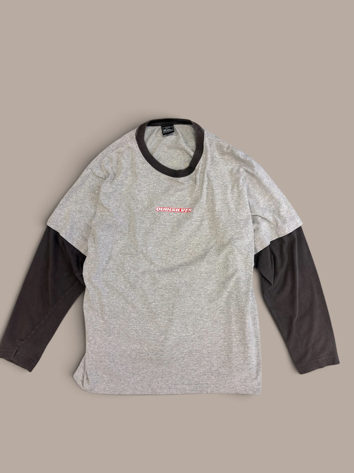 quicksilver  grey long sleeve