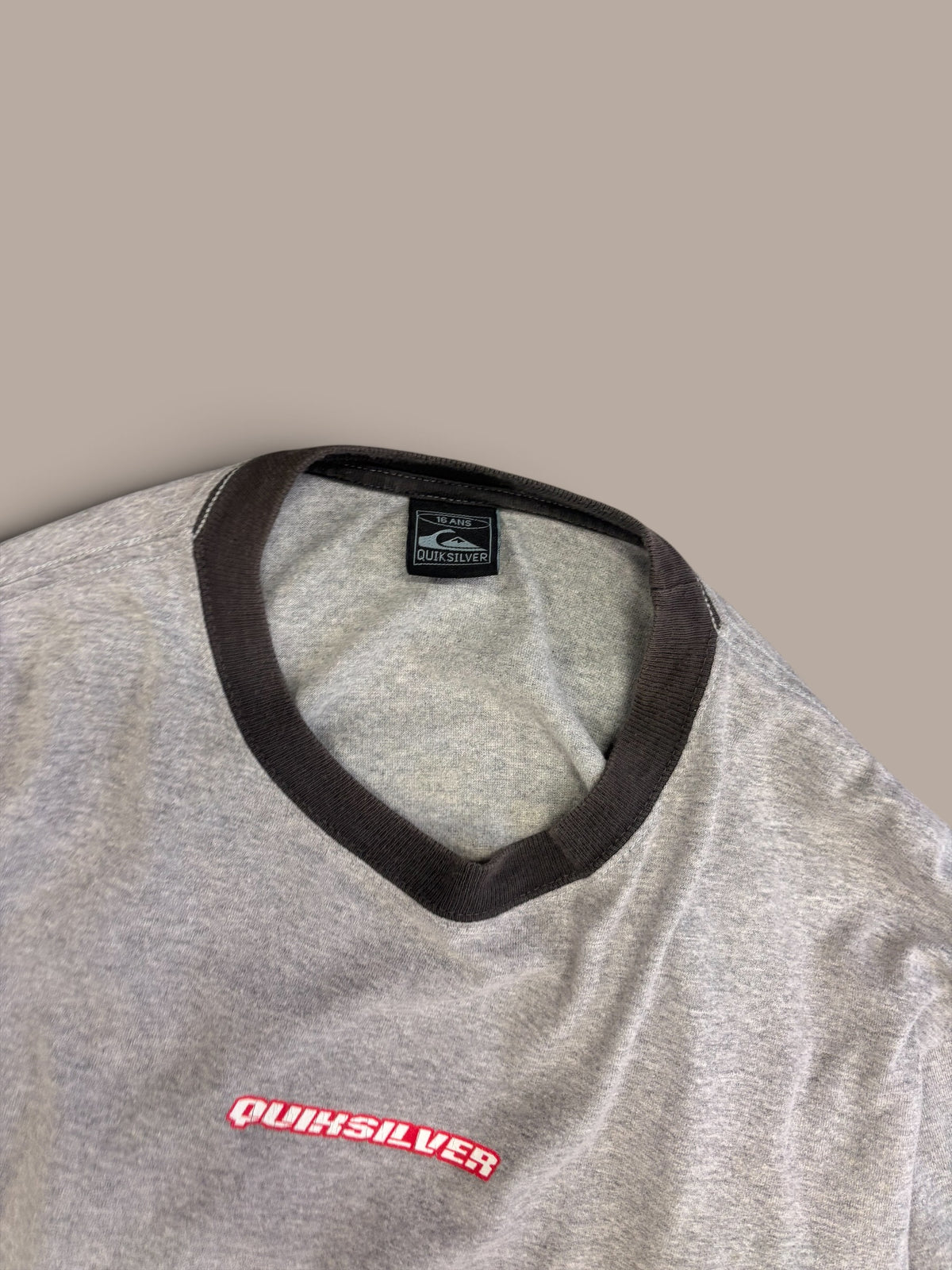 quicksilver  grey long sleeve