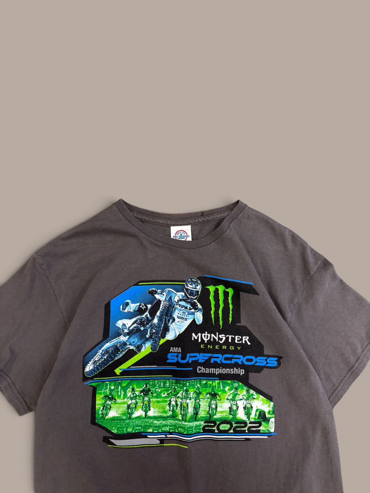 monster graphic brown vintage shirt