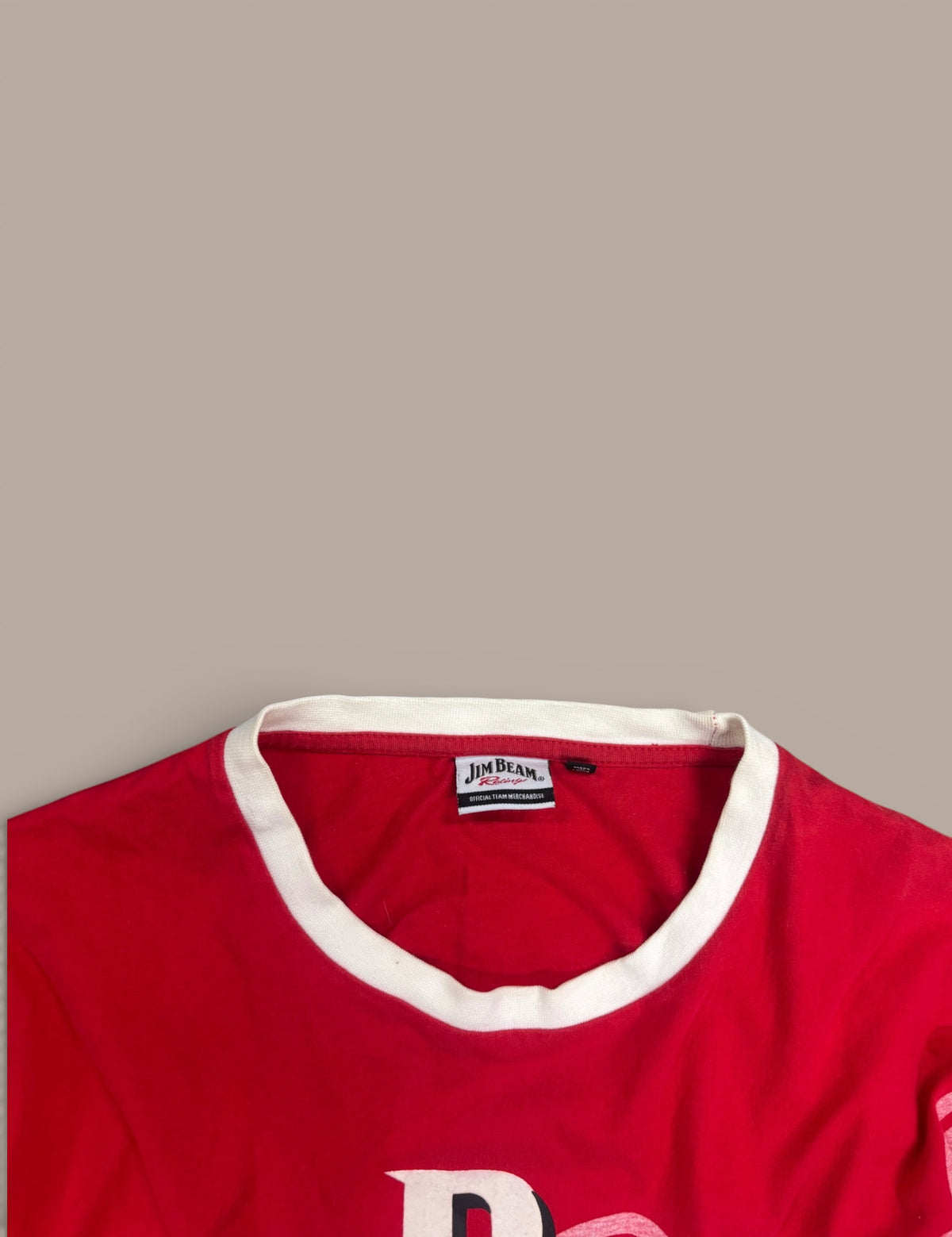 Jim bean red mens graphic shirt