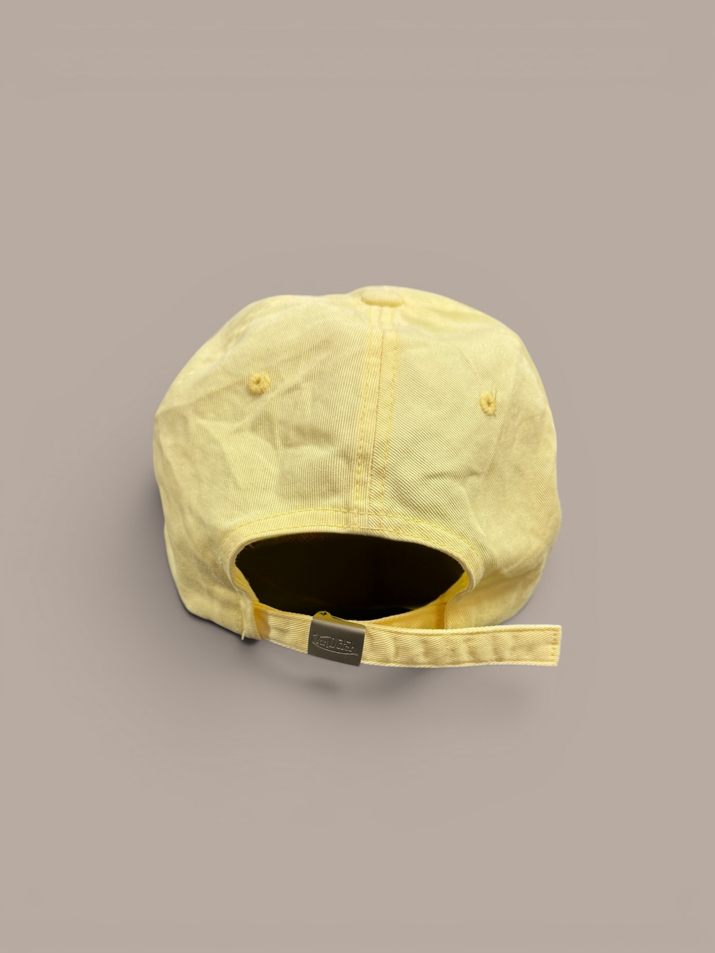 von dutch hat pastel yellow with pink details