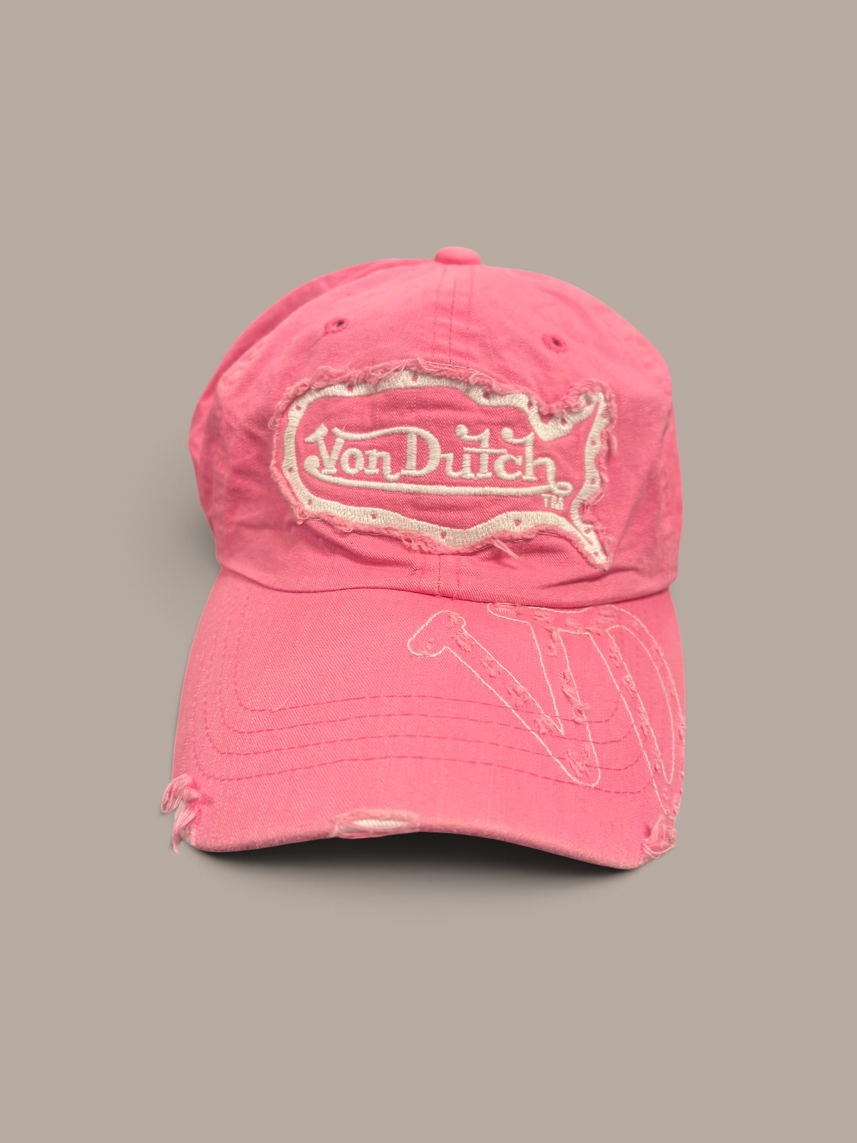 von dutch cap pink with white detailing