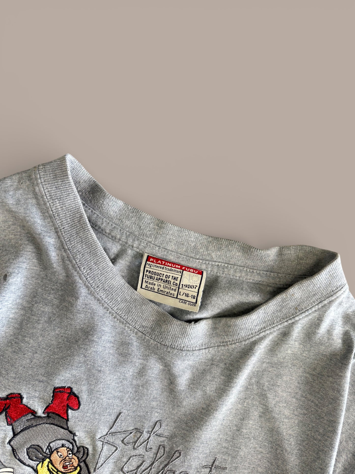 Cuba grey mens graphic tea