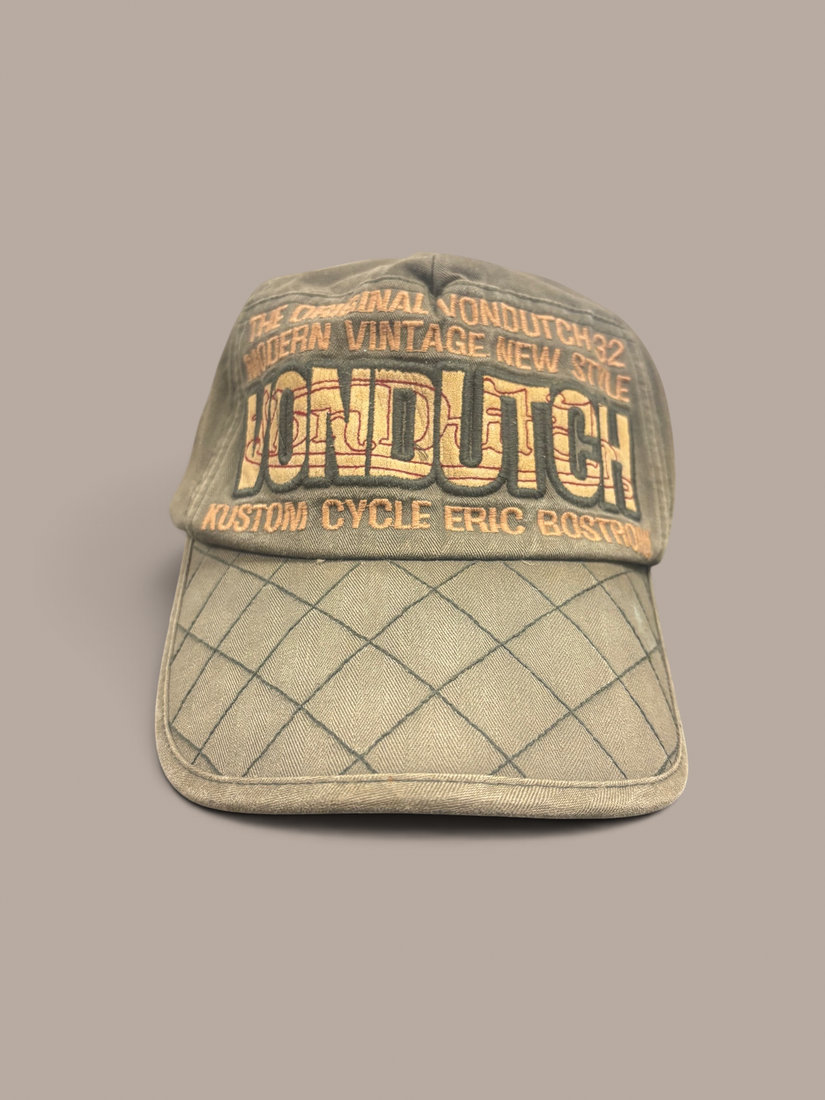 von dutch cap light sage with front graphics