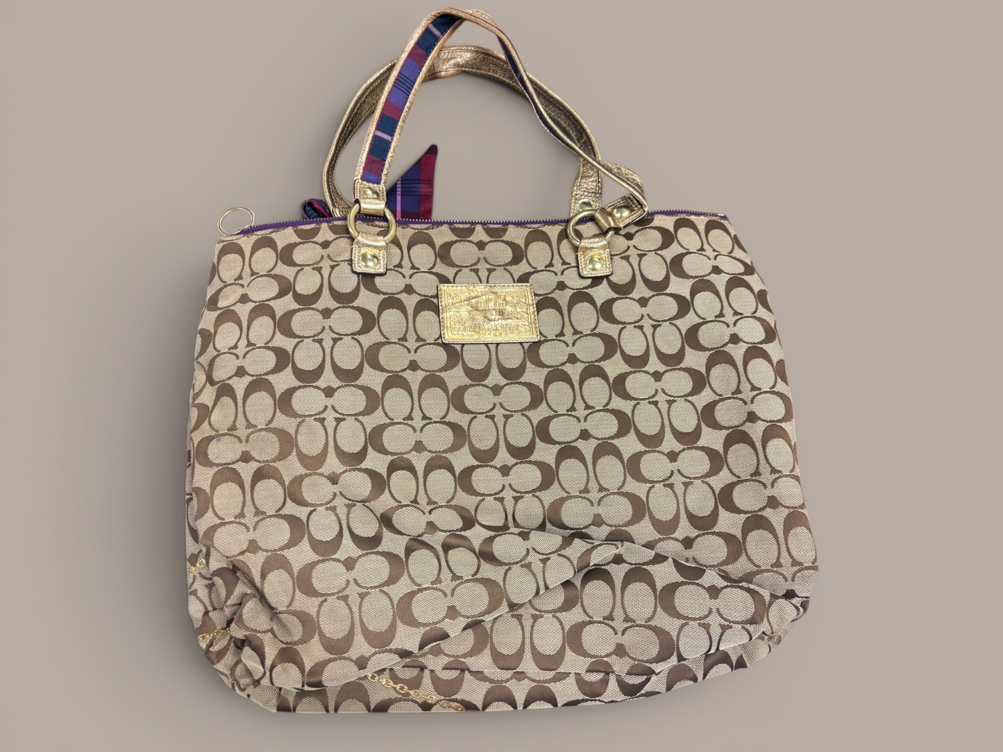 rare 2000s era poppy coach bag