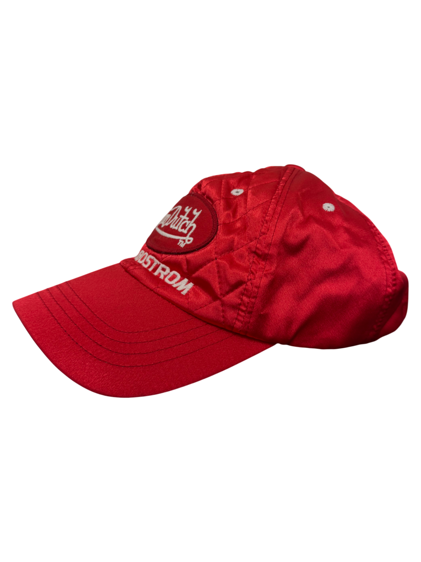 Red Satin Vintage Von Dutch Hat