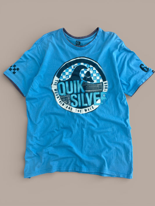 Quicksilver blue vintage graphic shirt