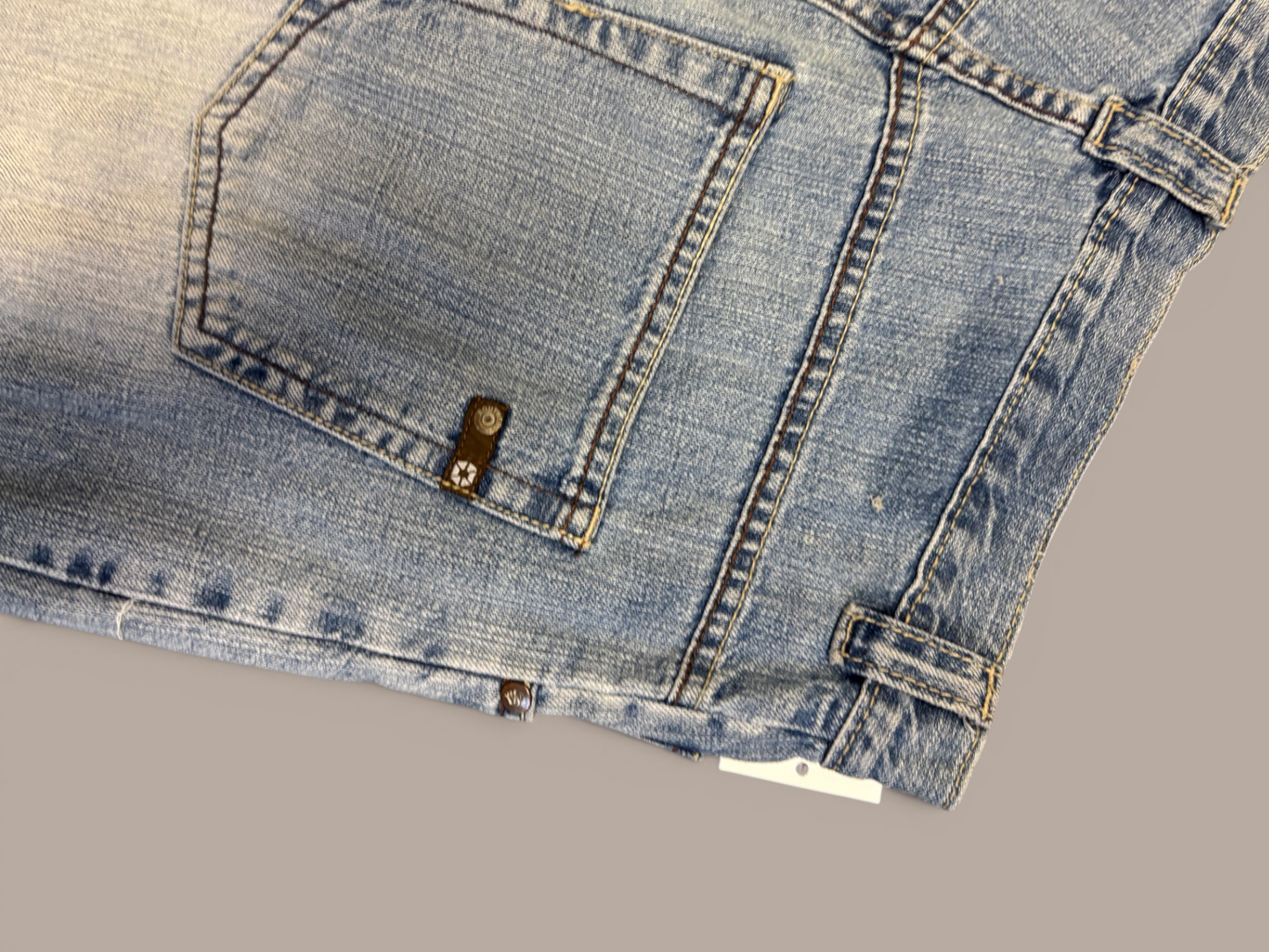 south pole vintage mens light wash graphic jorts