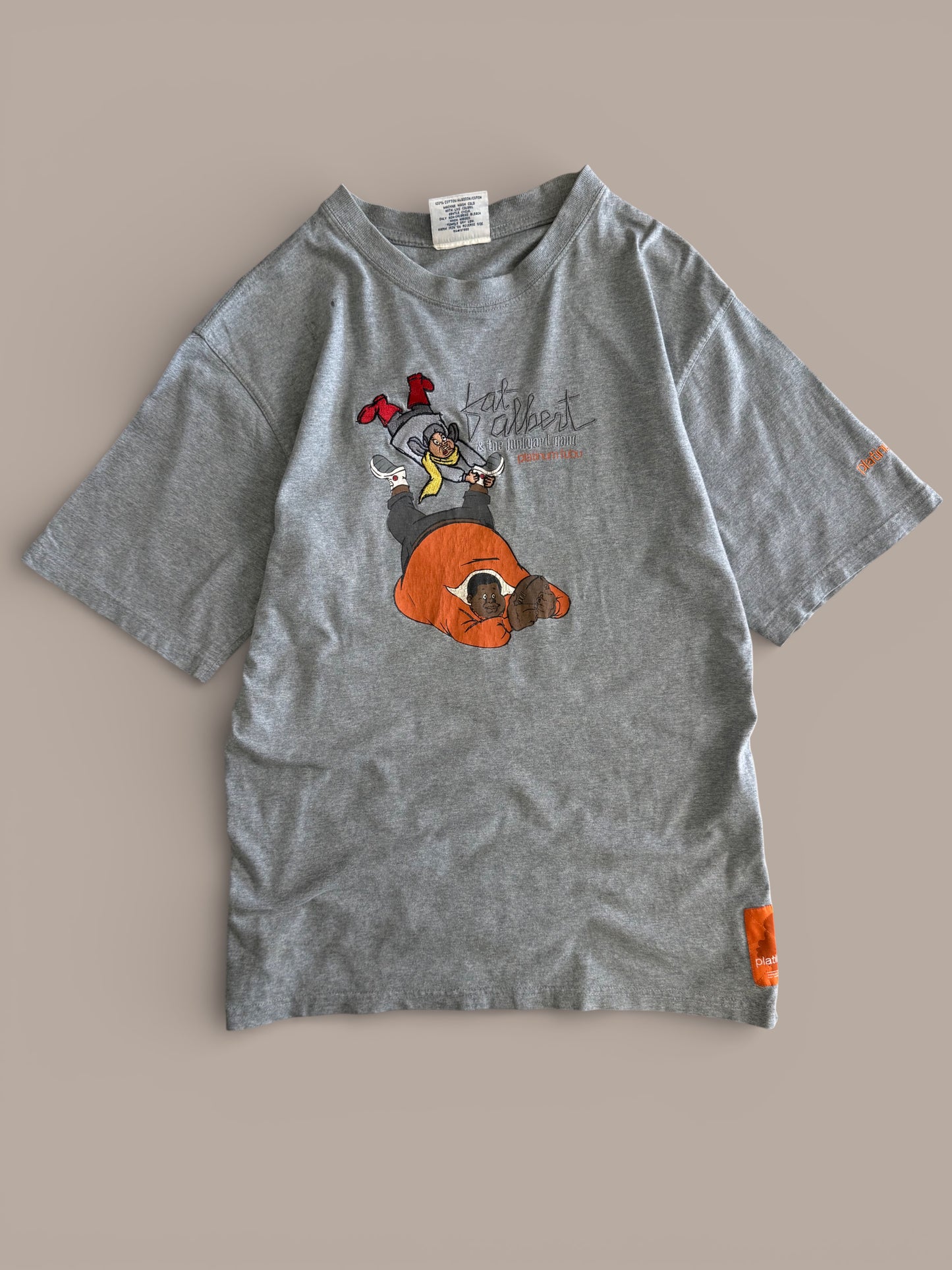 Cuba grey mens graphic tea