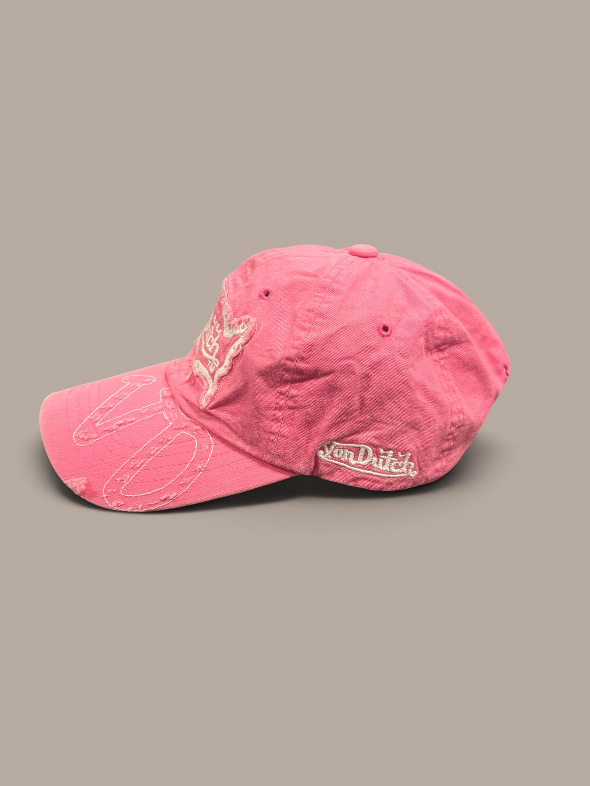 von dutch cap pink with white detailing