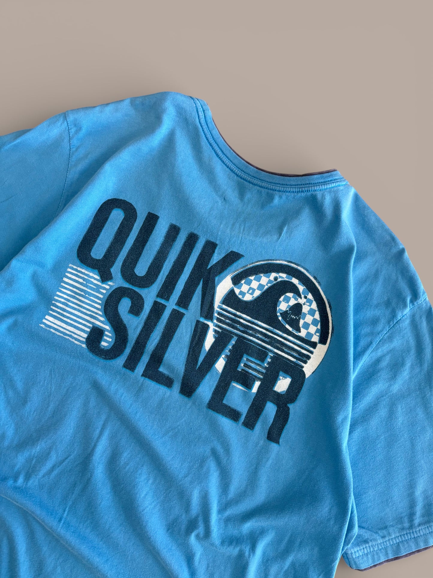 Quicksilver blue vintage graphic shirt