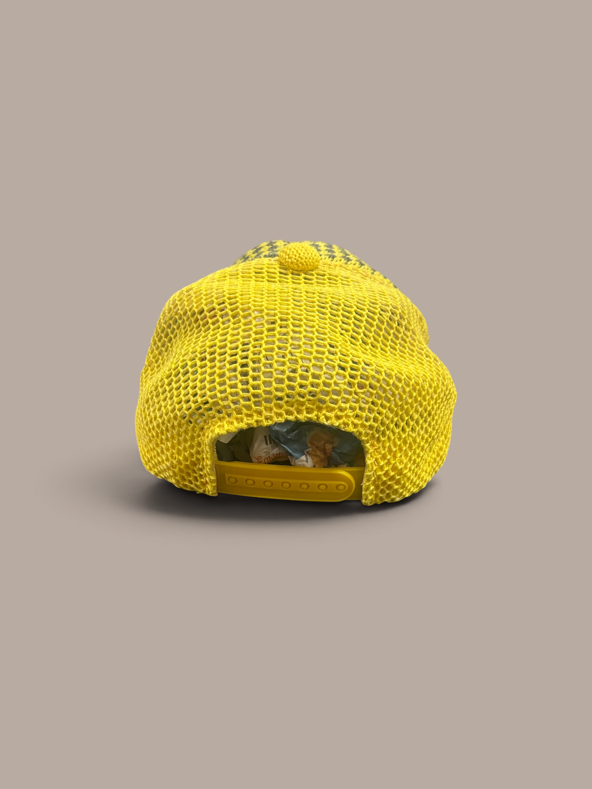 von dutch cap yellow knitted style trucker
