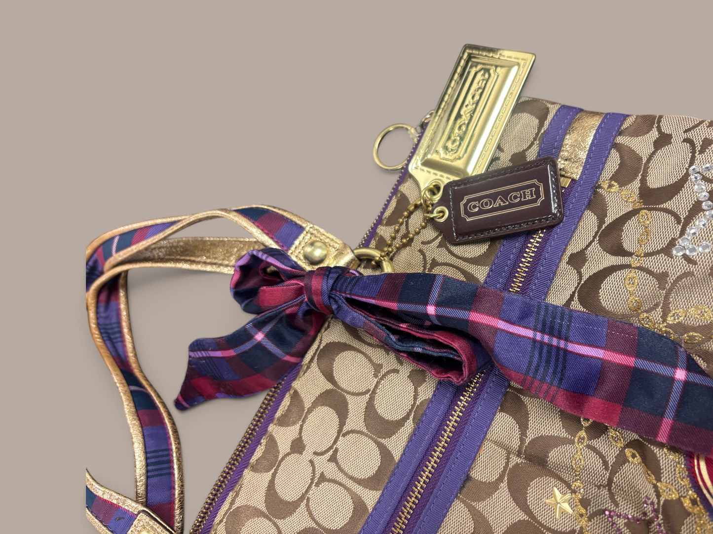 rare 2000s era poppy coach bag