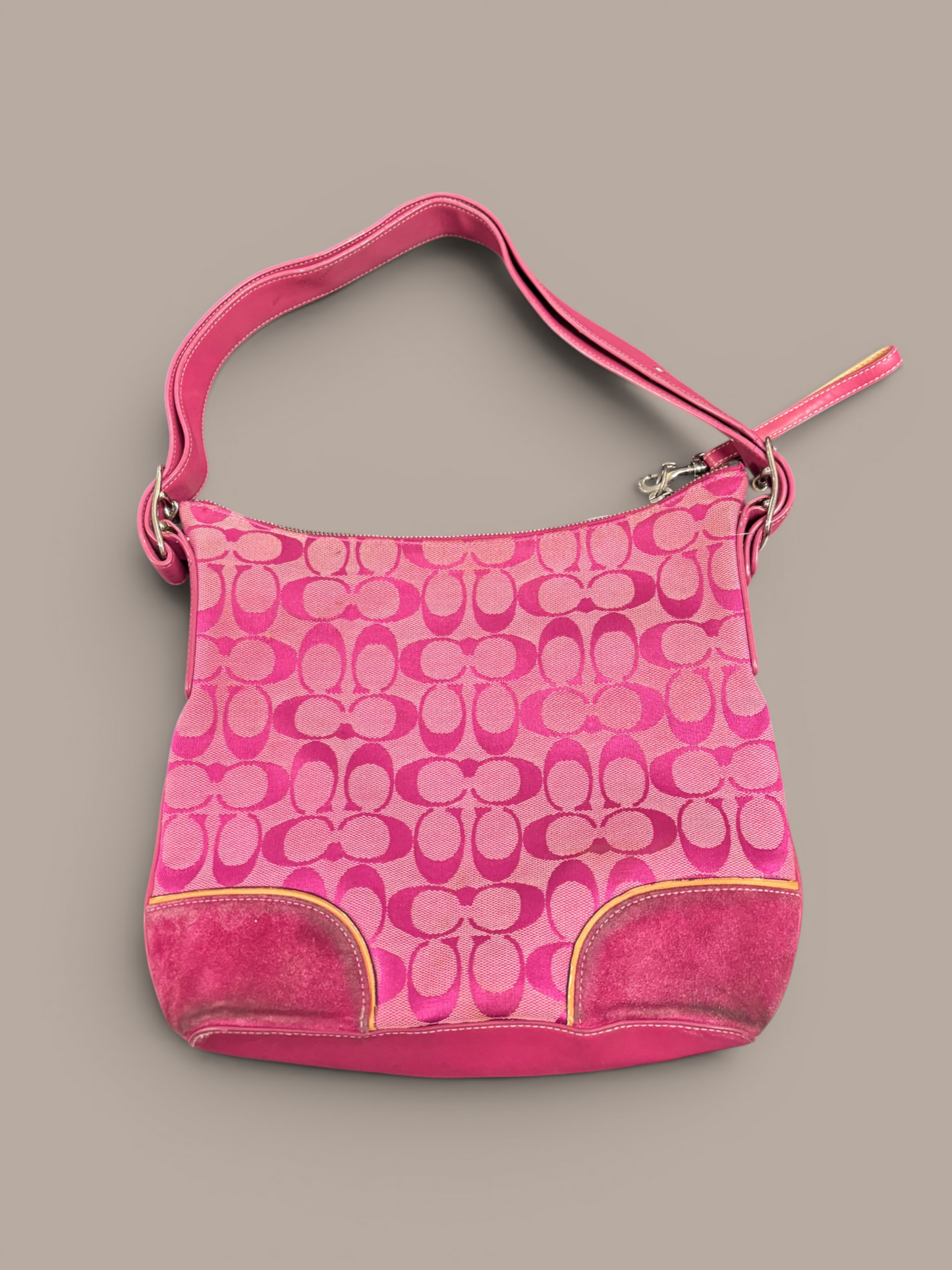 rare colour way pink coach bag
