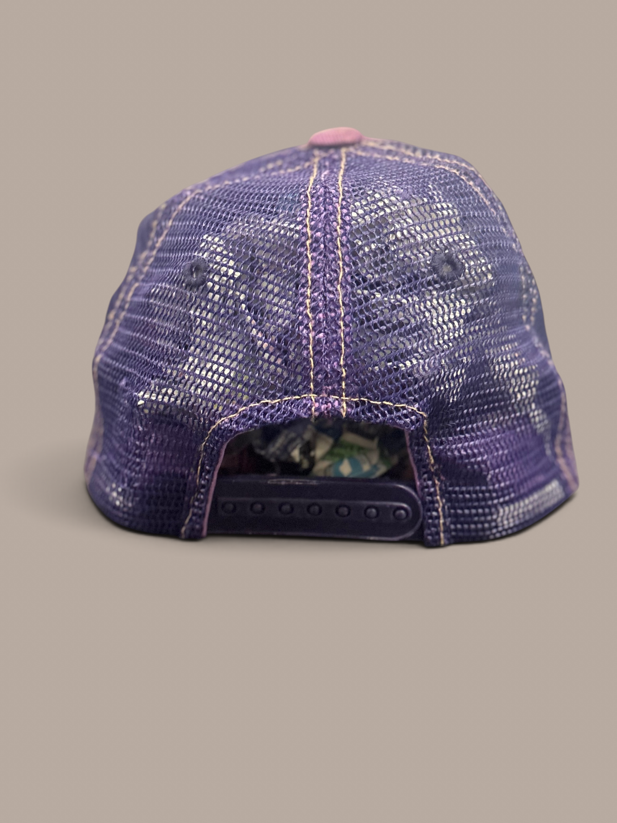 von dutch cap purple and pink detailing.