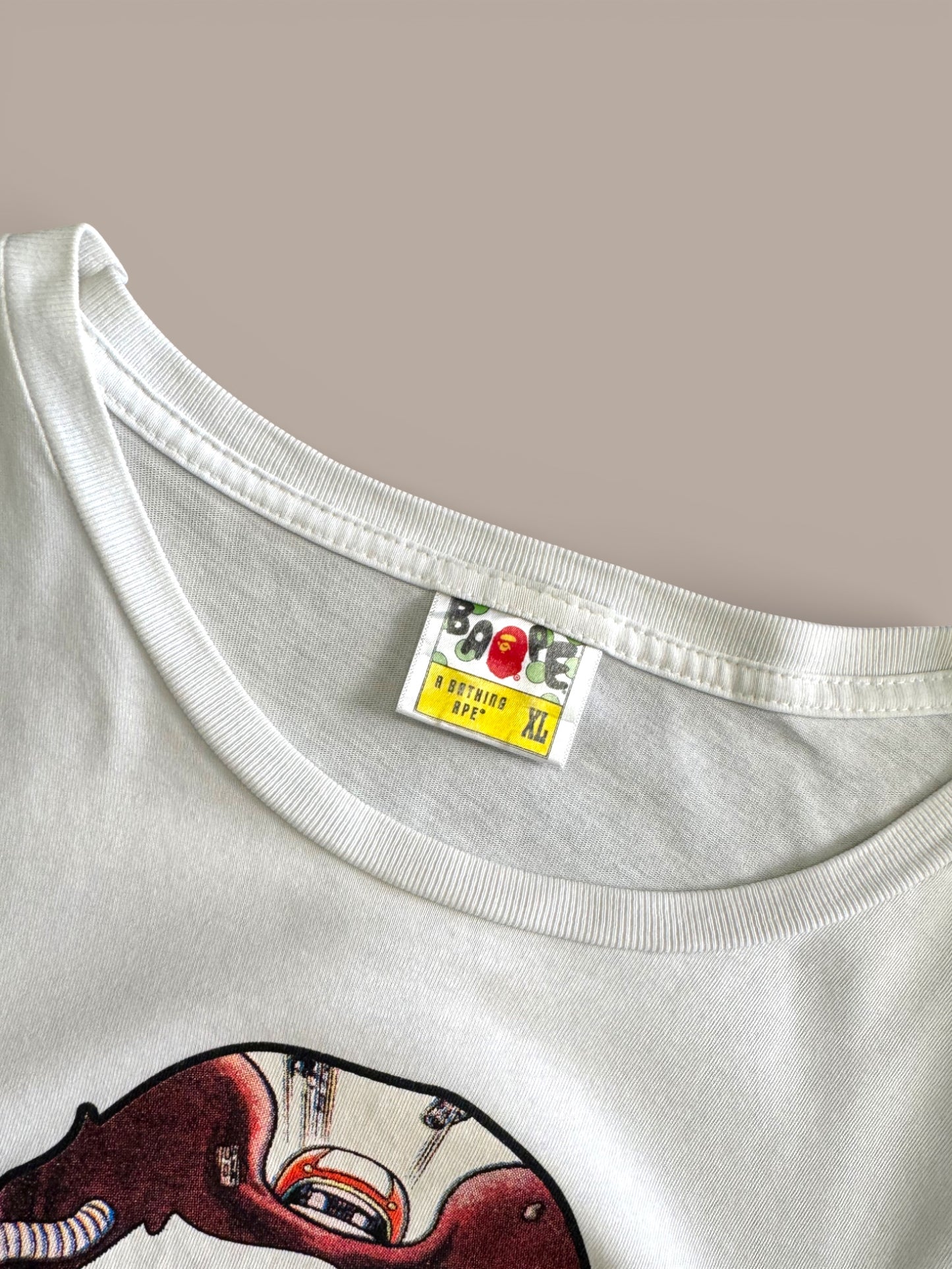 RARE Astro Boy X A Bathing Ape White Mens Shirt