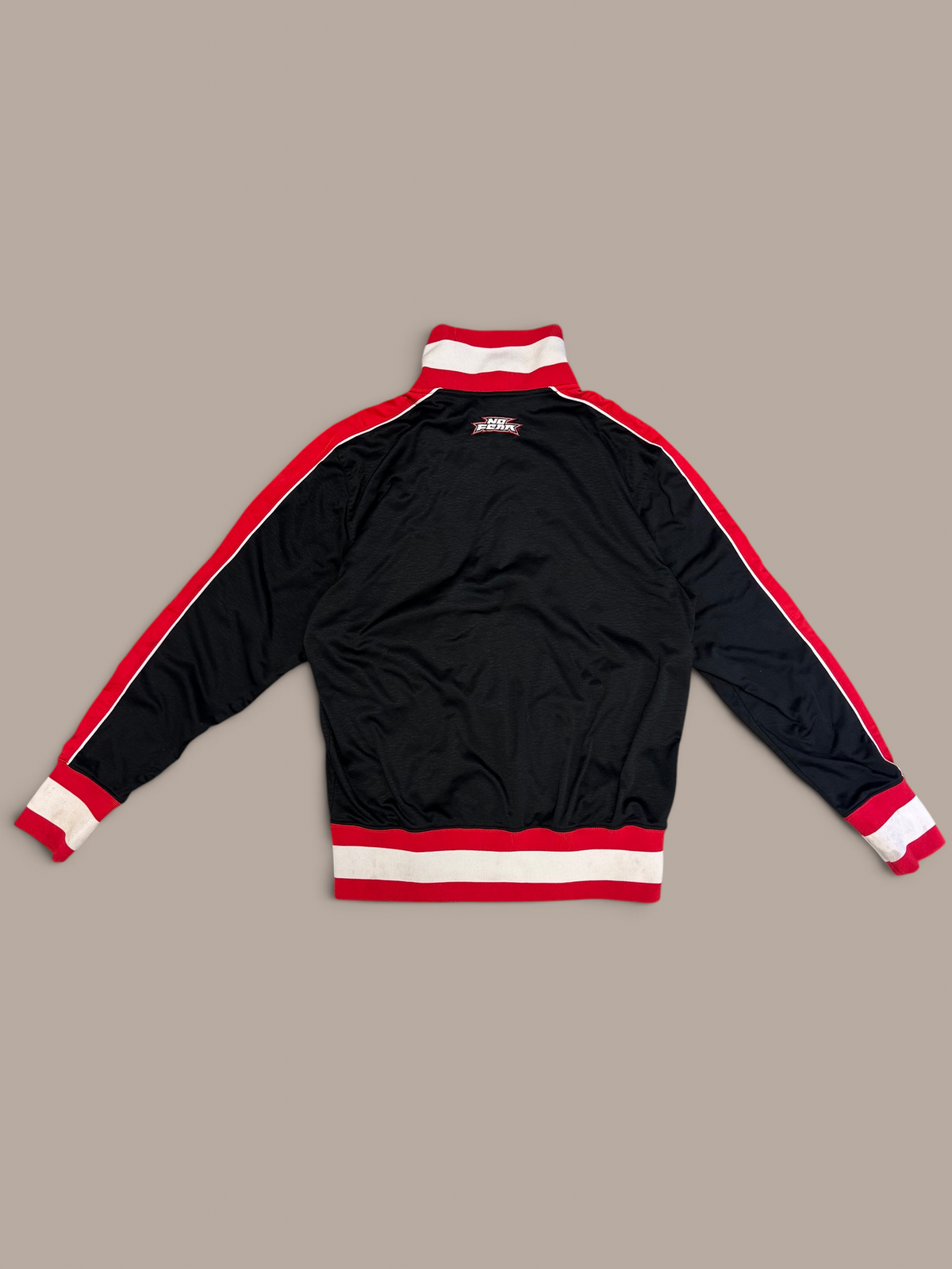 tap out black and red mens graphic zip