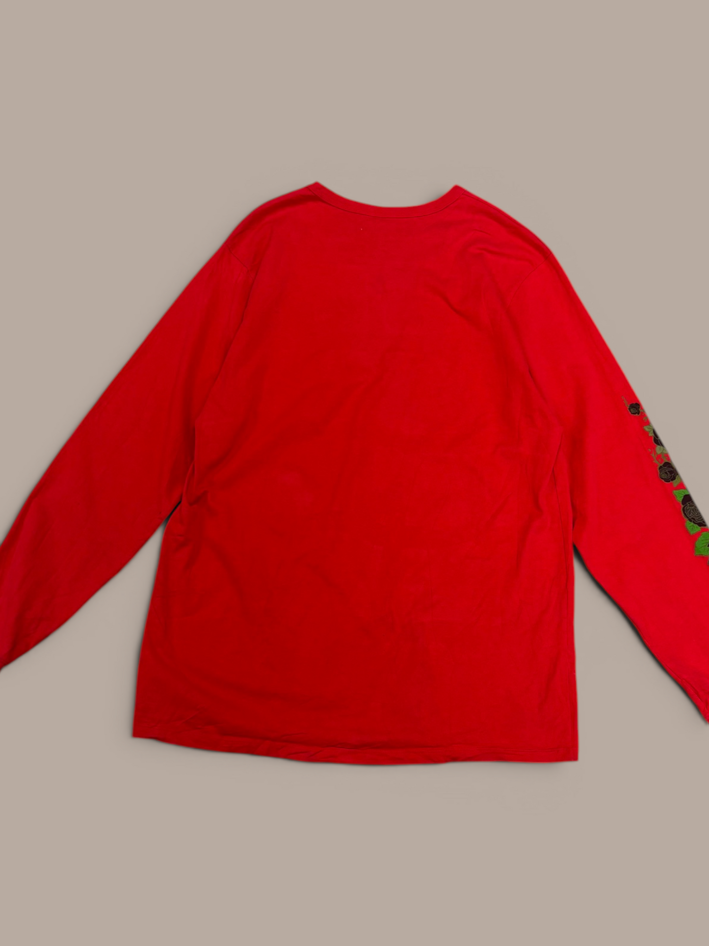 champion vintage red long sleeve