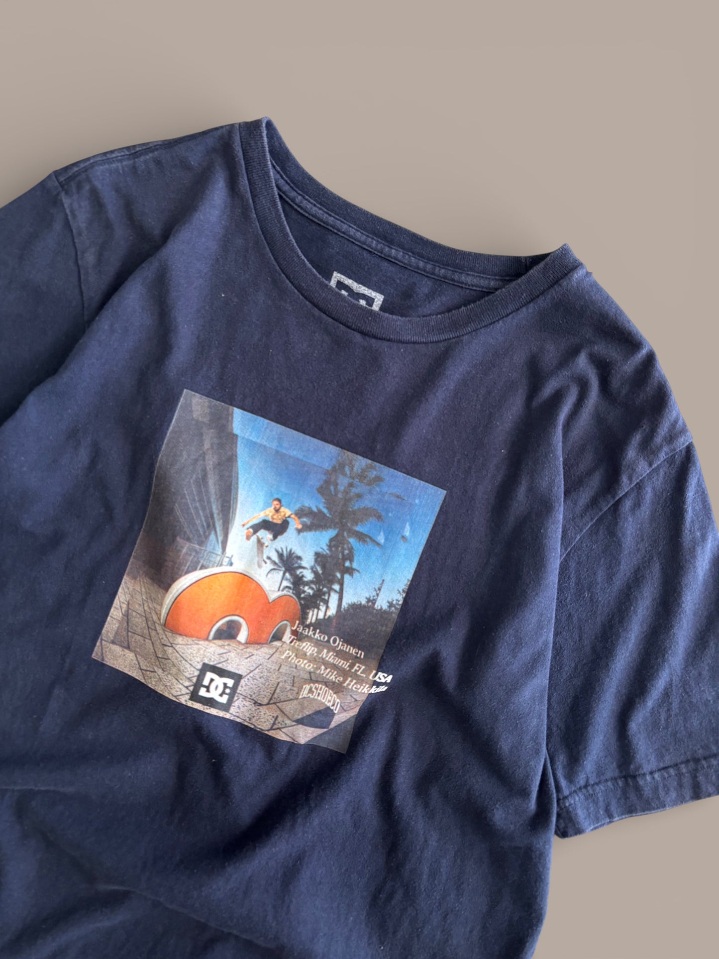 DC dark blue mens graphic tee